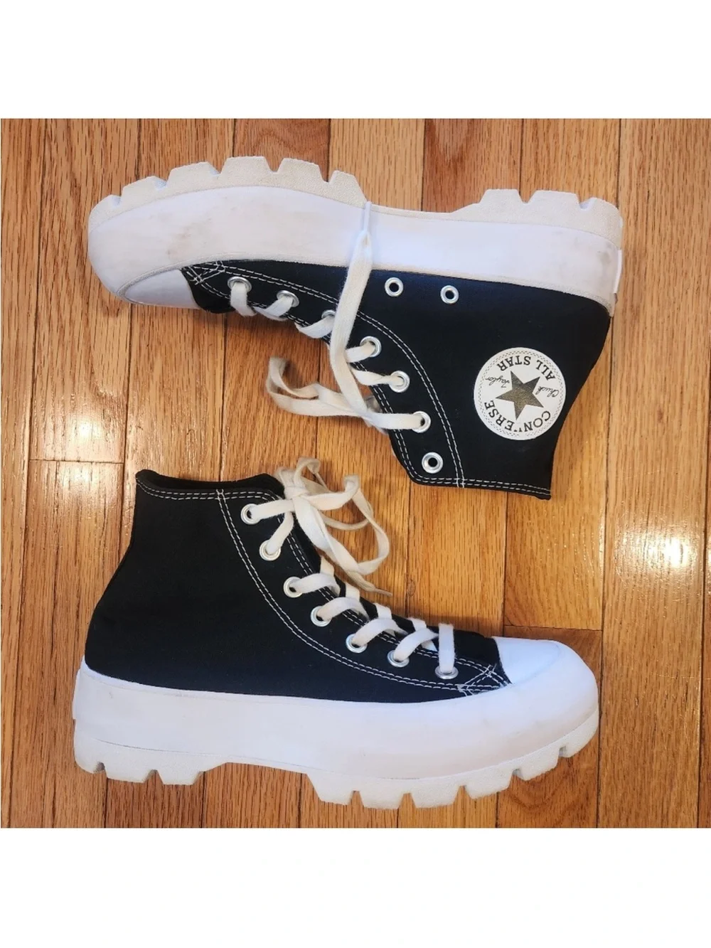 Converse Chuck Taylor All Star Lugged High Top Platform Sneakers Shoes Women's 8